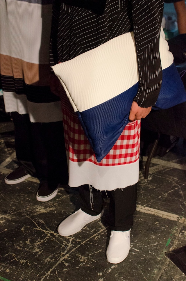 Nicomede Talavera SS15 Mens collections, Dazed backstage 9