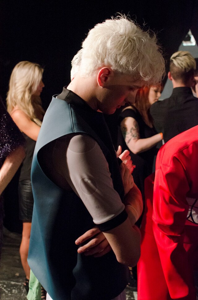 Bobby Abley SS15 Mens collections, Dazed backstage 5