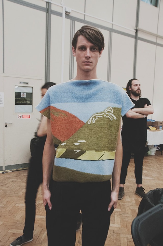 J.W. Anderson SS15 Mens collection, Dazed backstage 0