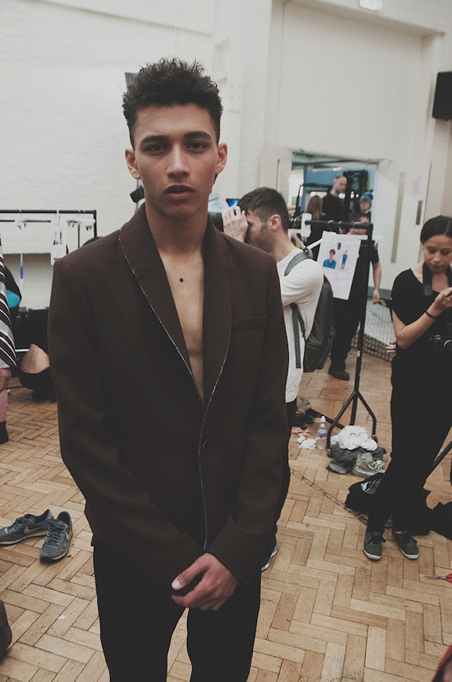 J.W. Anderson SS15 Mens collection, Dazed backstage 6