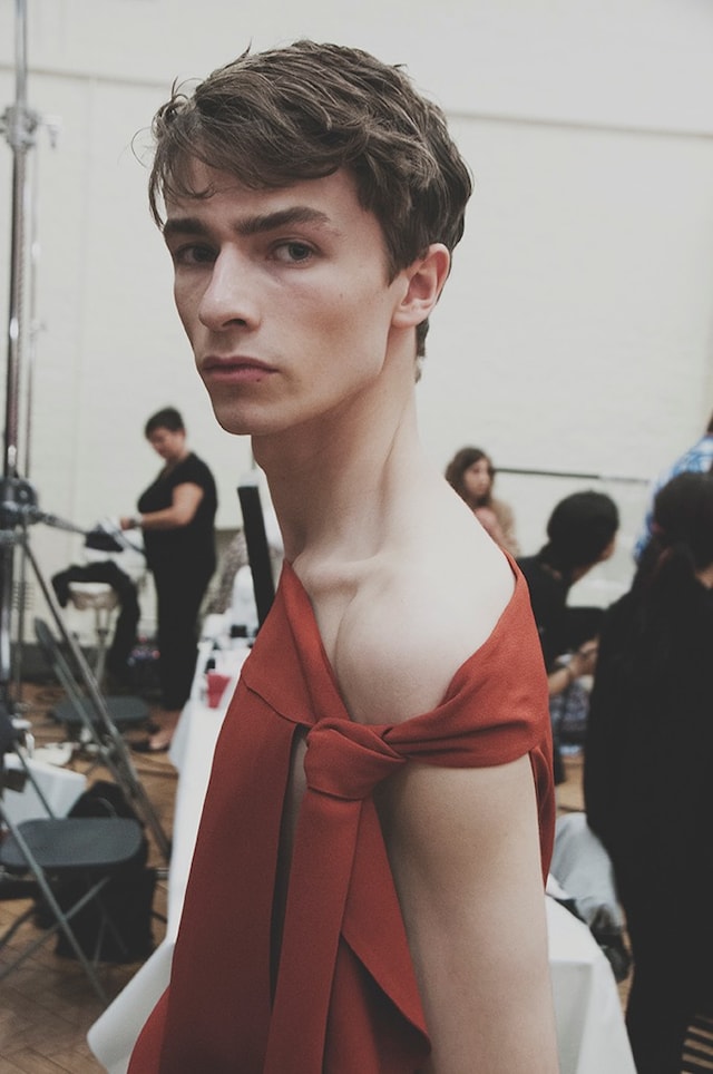 J.W. Anderson SS15 Mens collection, Dazed backstage 4