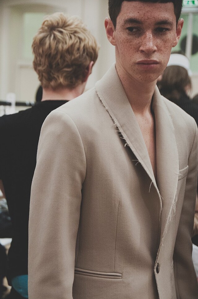 J.W. Anderson SS15 Mens collection, Dazed backstage 11