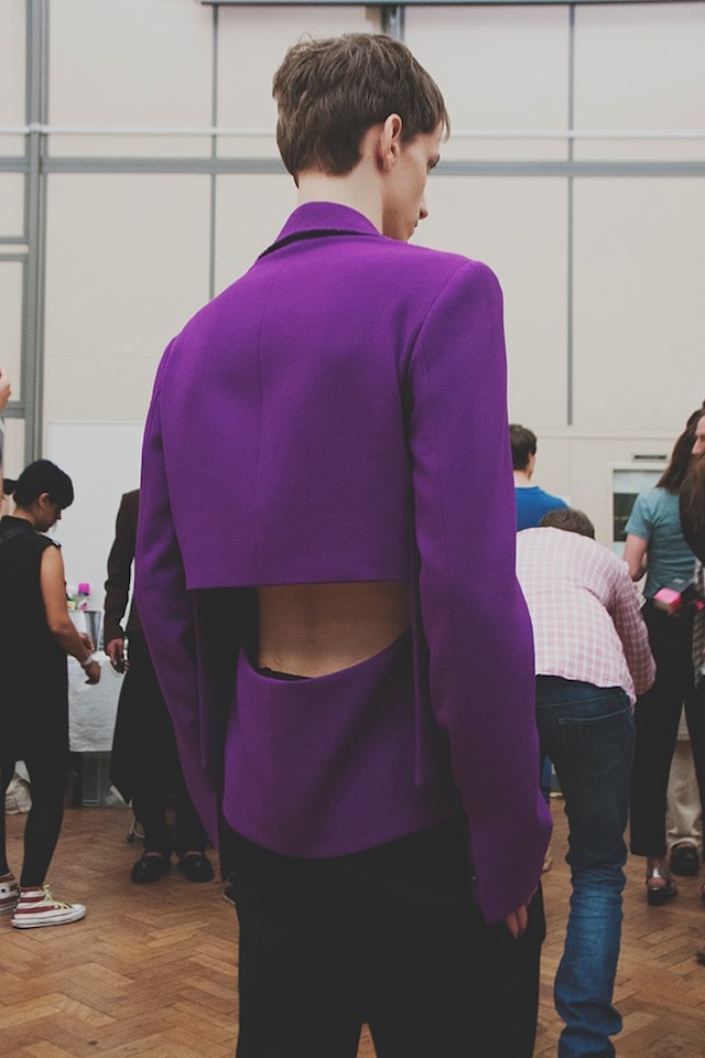 J.W. Anderson SS15 Mens collection, Dazed backstage 3
