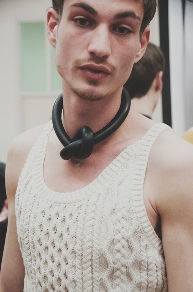 J.W. Anderson SS15 Mens collection, Dazed backstage 16