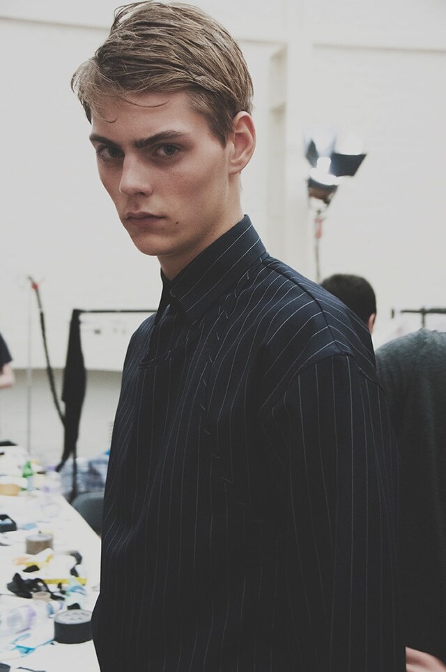J.W. Anderson SS15 Mens collection, Dazed backstage 12