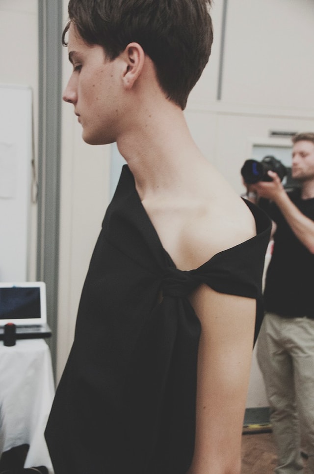 J.W. Anderson SS15 Mens collection, Dazed backstage 18