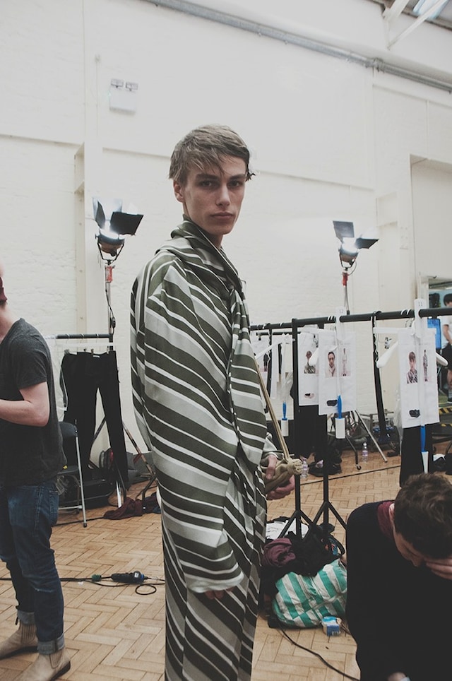 J.W. Anderson SS15 Mens collection, Dazed backstage 9