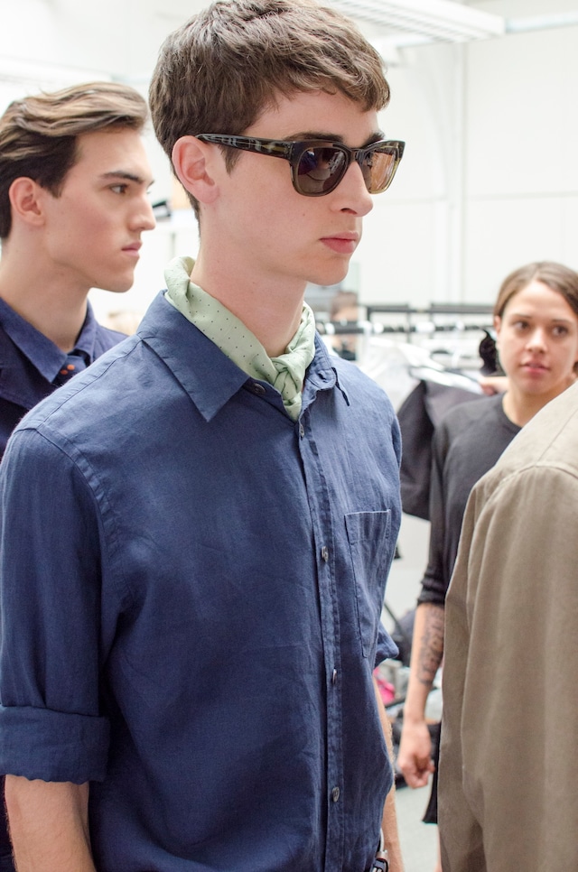 Margaret Howell SS15 Mens collections, Dazed backstage 11