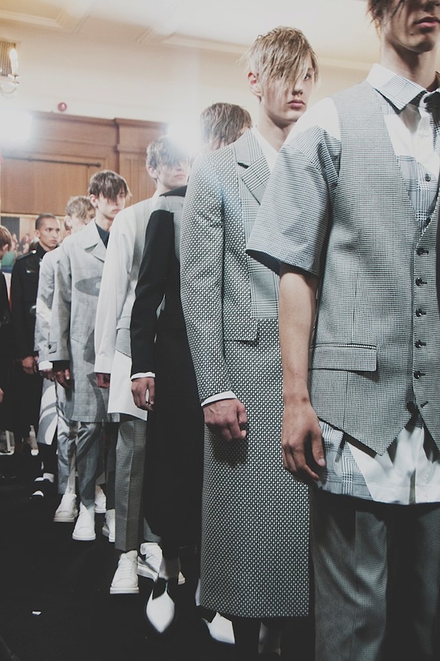 Alexander McQueen SS15 Mens collections, Dazed backstage 3