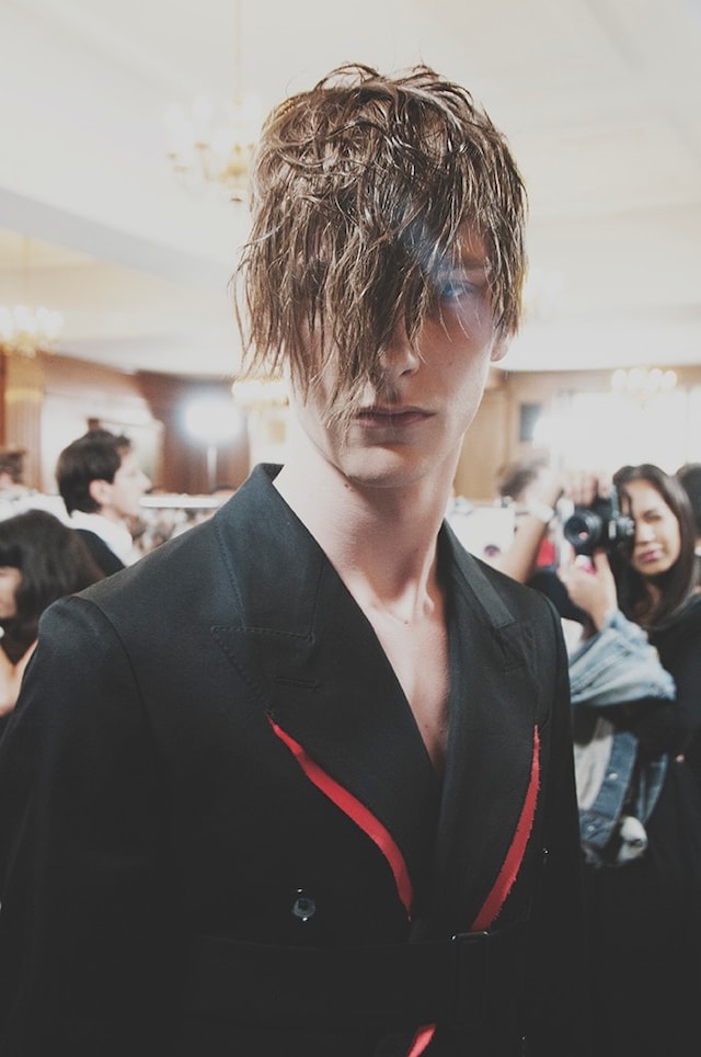 Alexander McQueen SS15 Mens collections, Dazed backstage 11