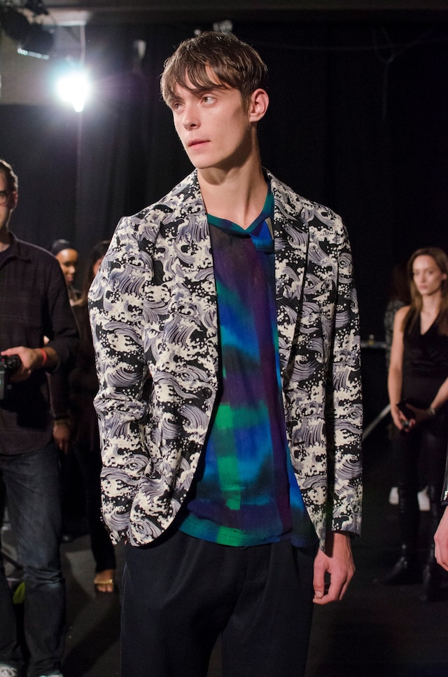 Casely-Hayford SS15 Mens collections, Dazed backstage 1
