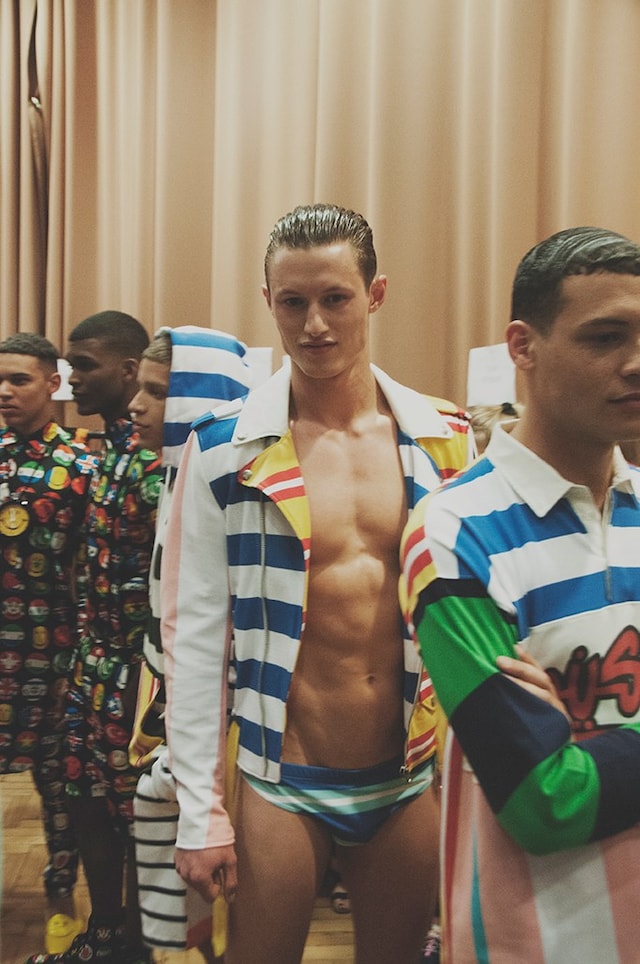 Moschino SS15 Mens collections, Dazed backstage 1