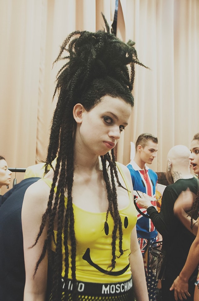 Moschino SS15 Mens collections, Dazed backstage 2