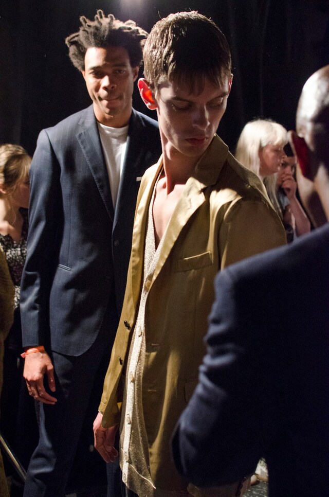 Casely-Hayford SS15 Mens collections, Dazed backstage 8