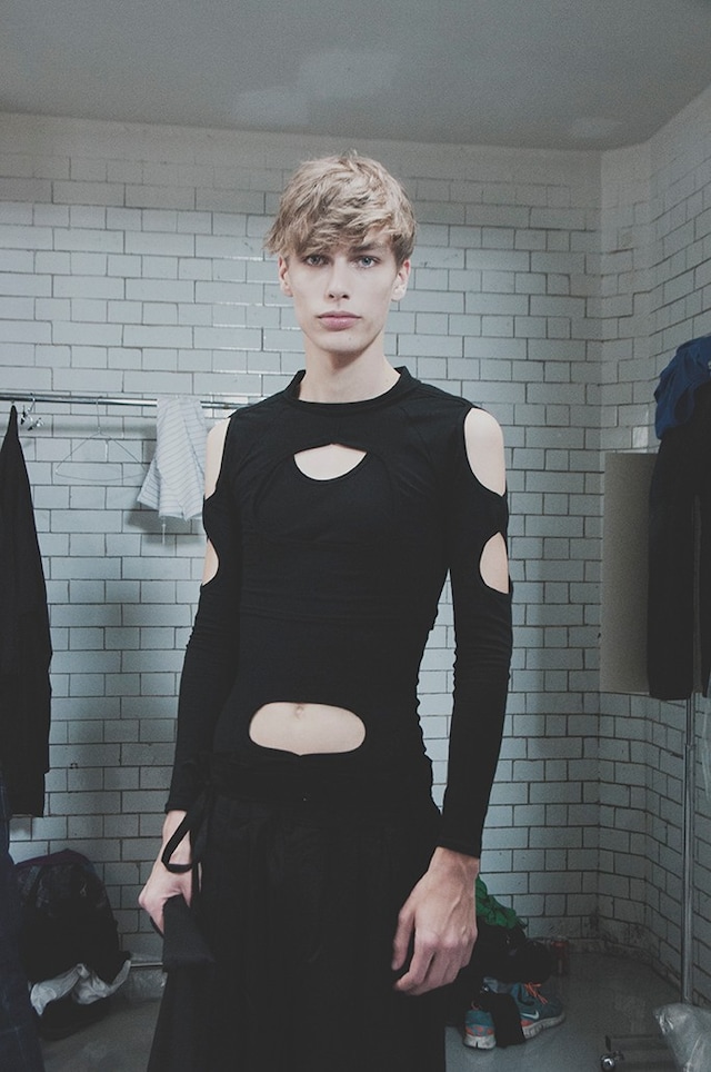 Craig Green SS15 Mens collections, Dazed backstage 3