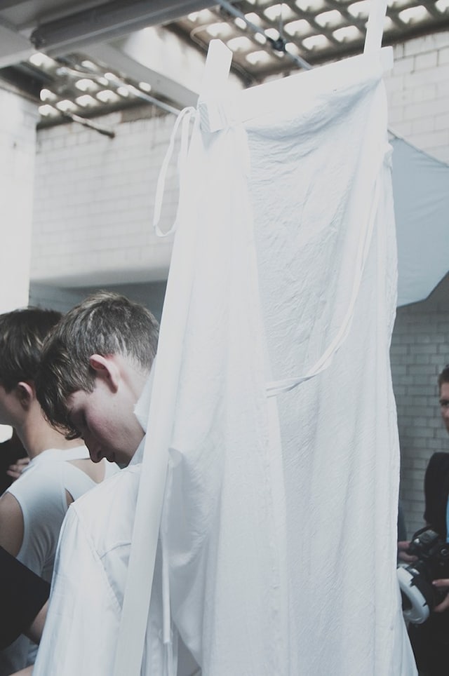 Craig Green SS15 Mens collections, Dazed backstage 14