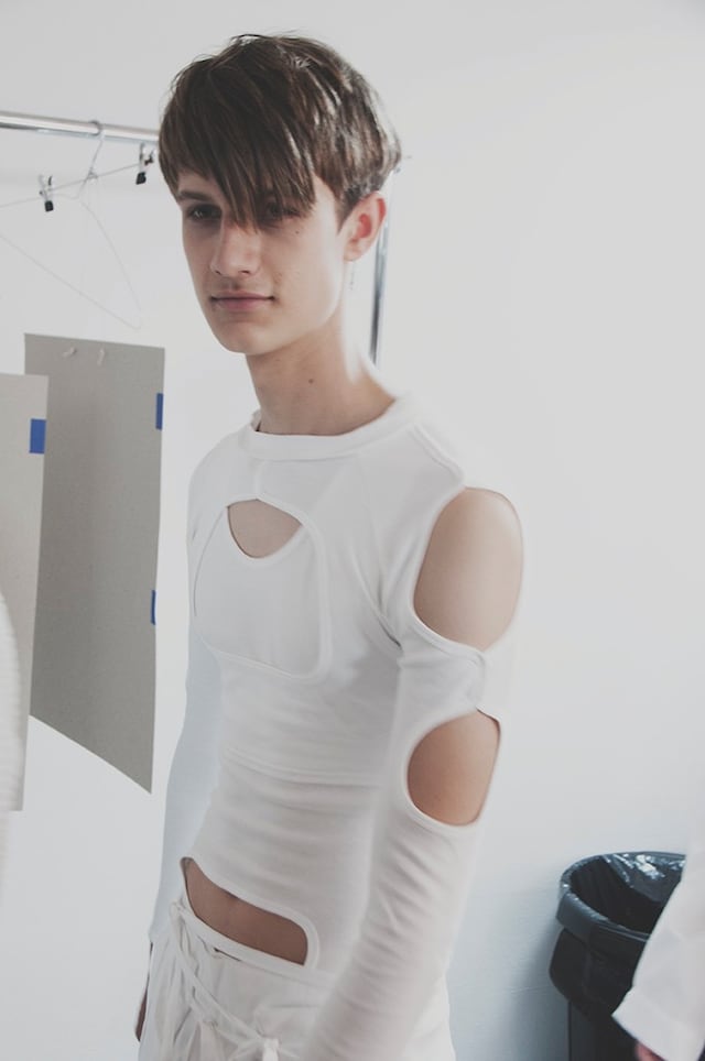 Craig Green SS15 Mens collections, Dazed backstage 16