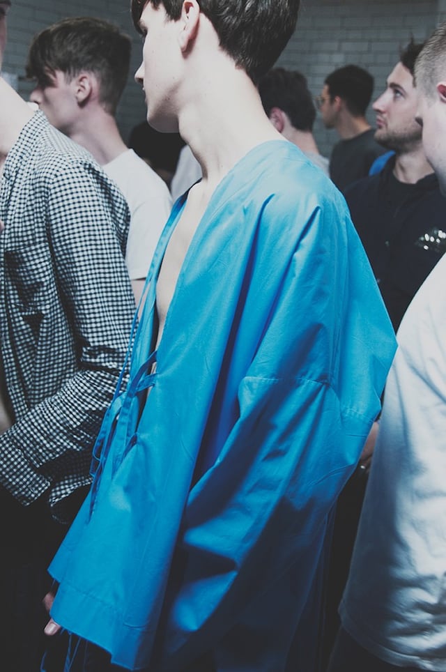 Craig Green SS15 Mens collections, Dazed backstage 23