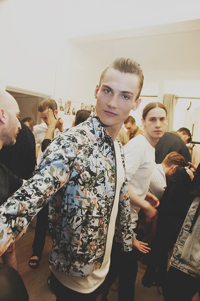 Joseph SS15 Mens collections, Dazed backstage 11