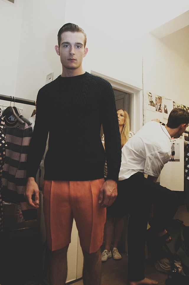 Joseph SS15 Mens collections, Dazed backstage 12
