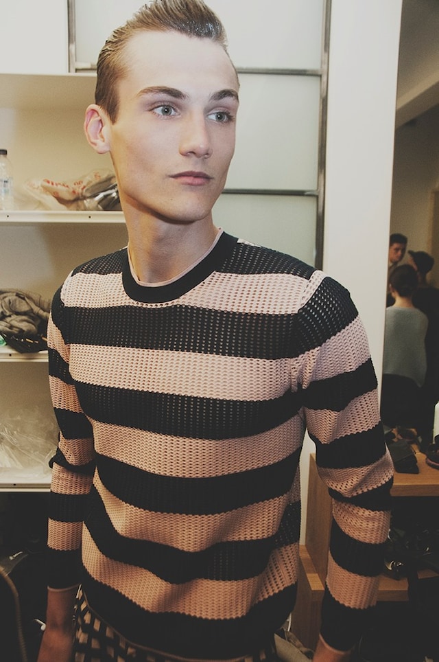Joseph SS15 Mens collections, Dazed backstage 13