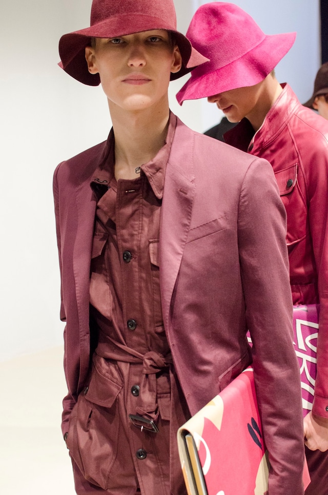 Burberry Prorsum SS15 Mens collections, Dazed backstage 2