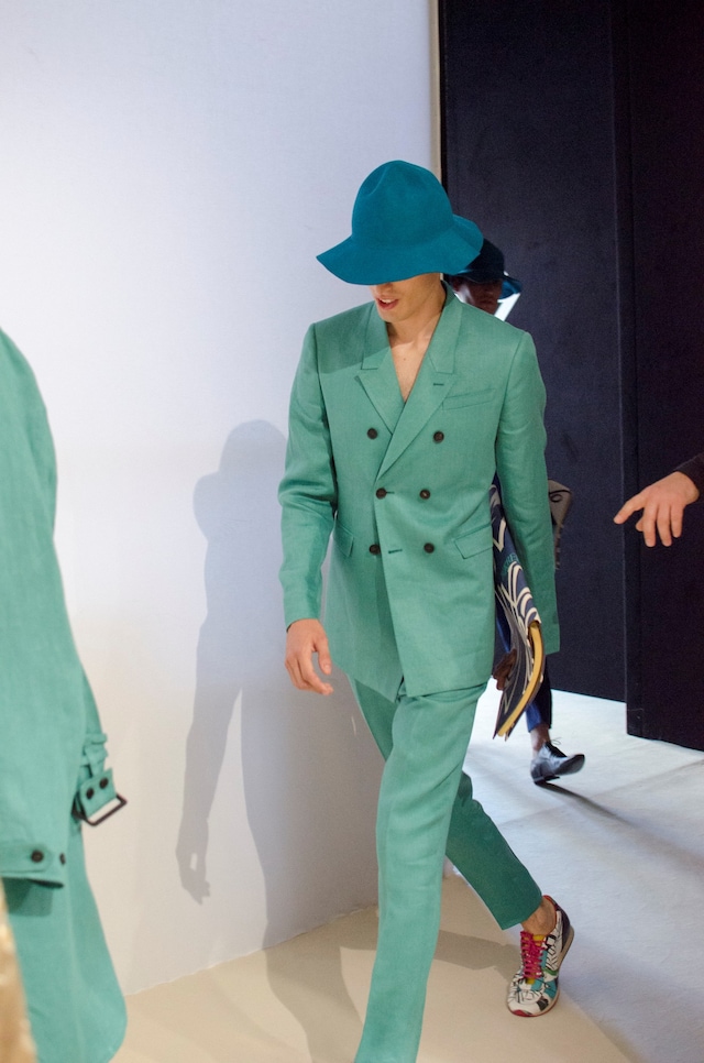 Burberry Prorsum SS15 Mens collections, Dazed backstage 10