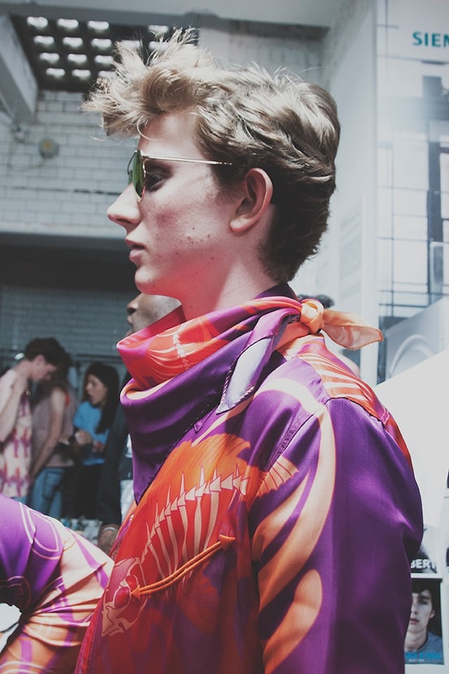Katie Eary SS15 menswear backstage Dazed 14