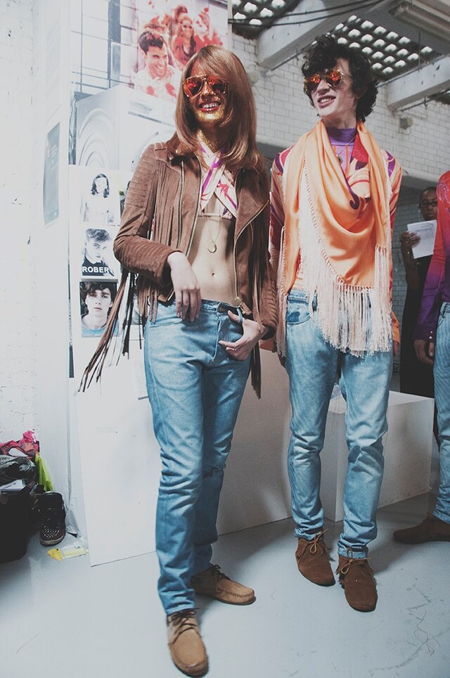 Katie Eary SS15 menswear backstage Dazed 21