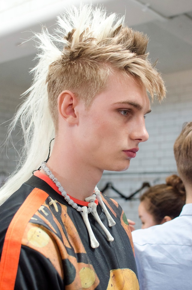 Sibling SS15 Mens collections, Dazed backstage 6