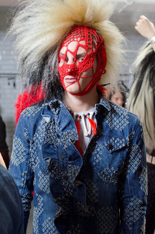 Sibling SS15 Mens collections, Dazed backstage 5