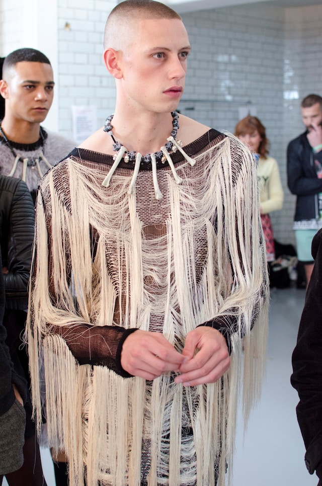 Sibling SS15 Mens collections, Dazed backstage 2
