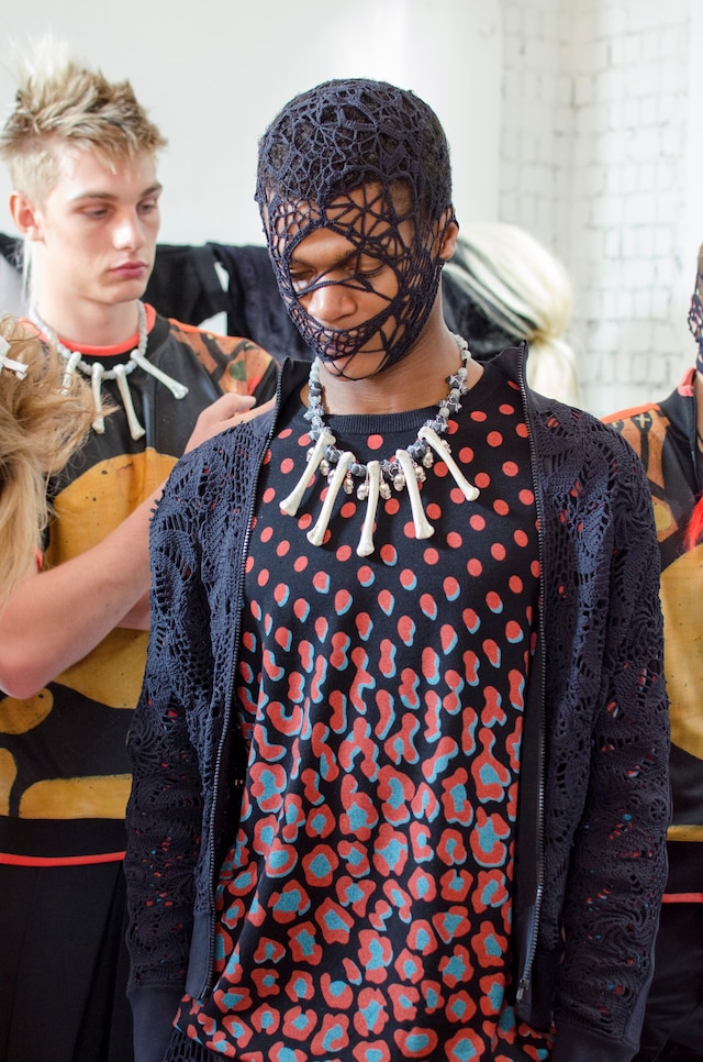 Sibling SS15 Mens collections, Dazed backstage 8