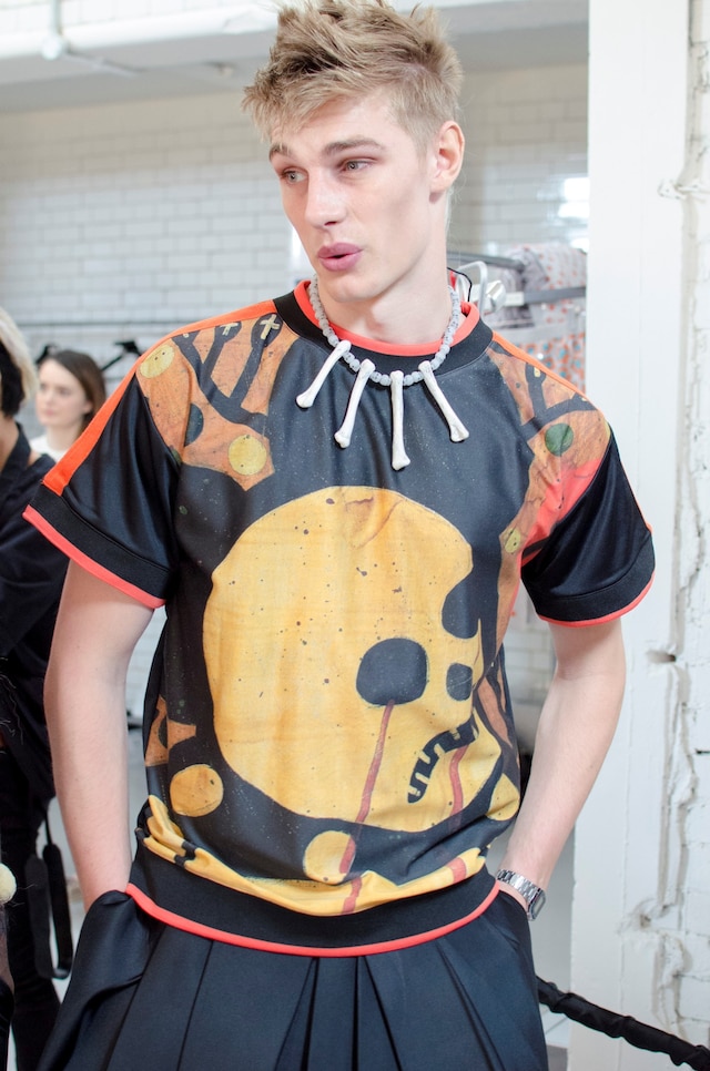 Sibling SS15 Mens collections, Dazed backstage 9