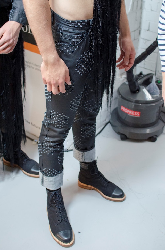 Sibling SS15 Mens collections, Dazed backstage 18
