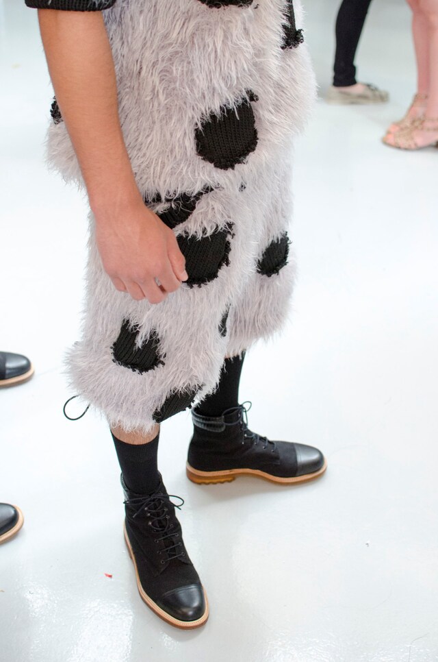 Sibling SS15 Mens collections, Dazed backstage 19