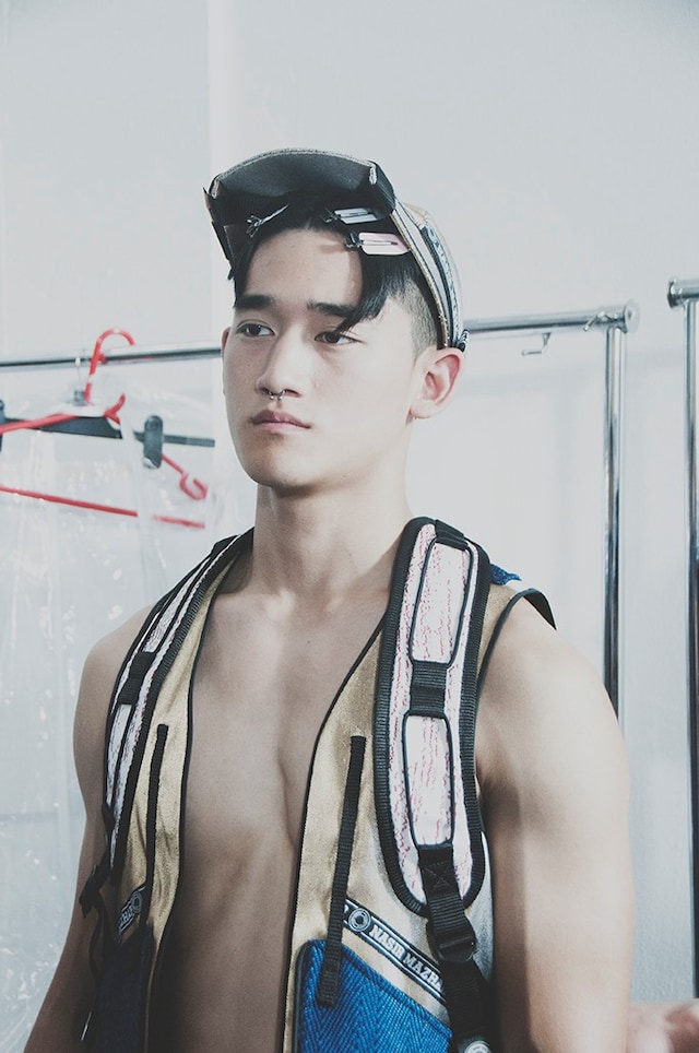 Nasir Mazhar SS15 Mens collections, Dazed backstage 4
