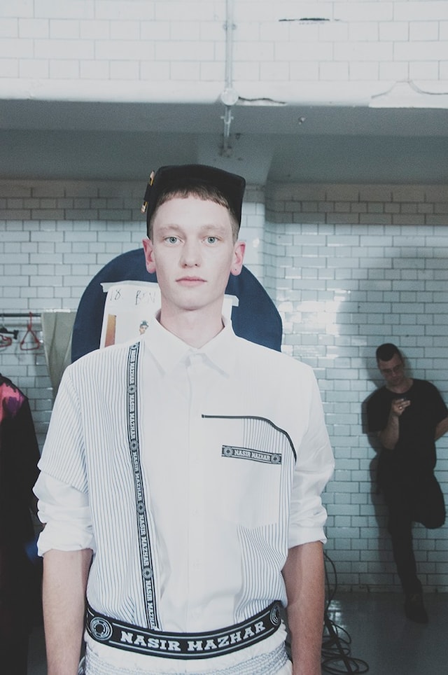 Nasir Mazhar SS15 Mens collections, Dazed backstage 8