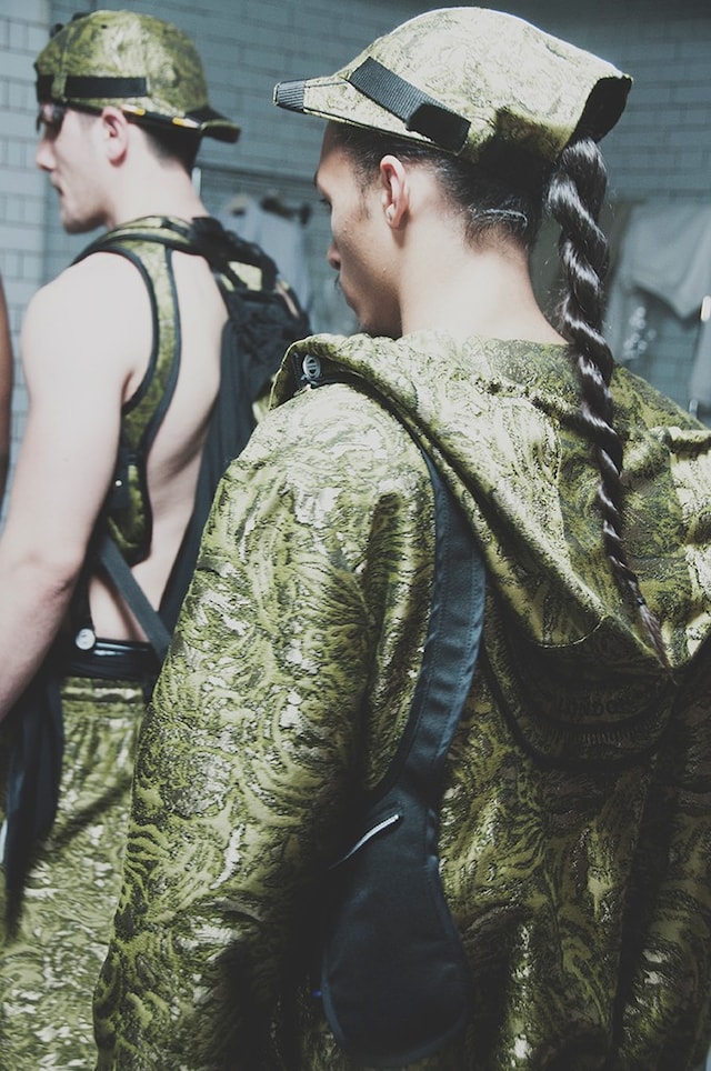 Nasir Mazhar SS15 Mens collections, Dazed backstage 20