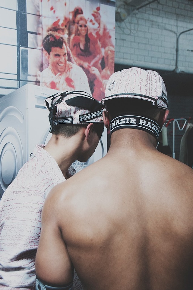 Nasir Mazhar SS15 Mens collections, Dazed backstage 22