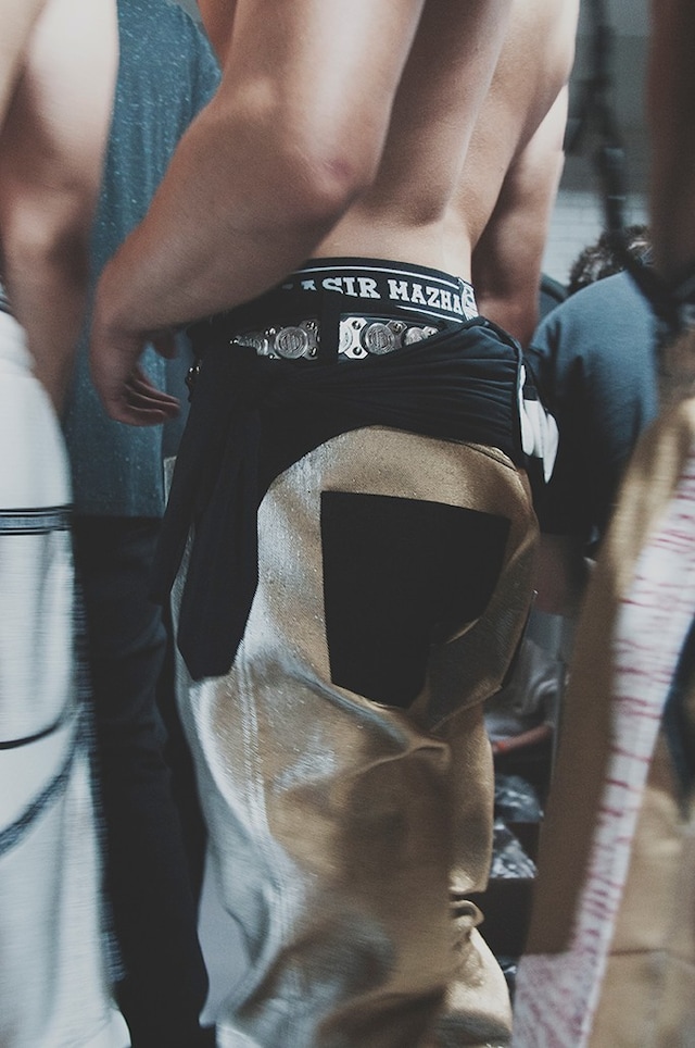 Nasir Mazhar SS15 Mens collections, Dazed backstage 24