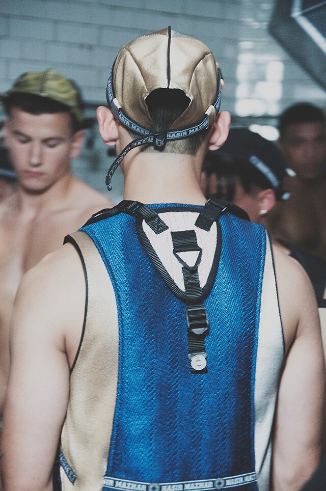 Nasir Mazhar SS15 Mens collections, Dazed backstage 26