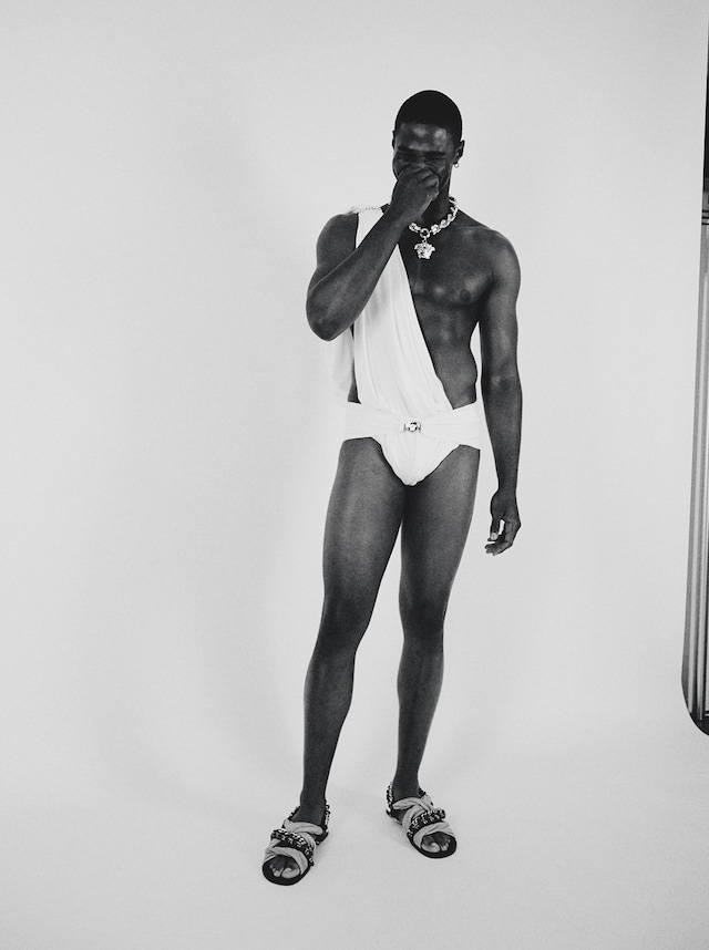 Versace SS15 Mens collections, Dazed backstage 3
