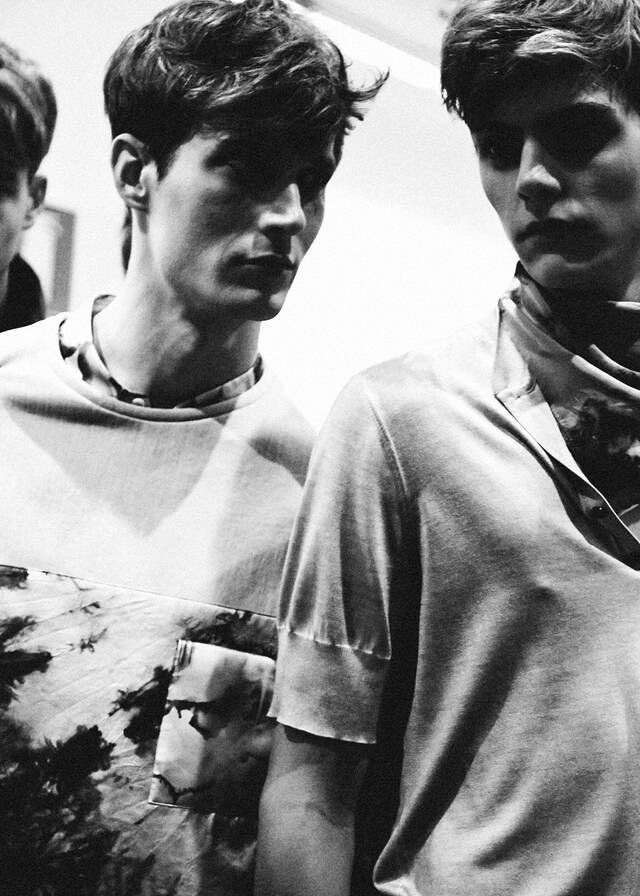 Iceberg SS15 Mens collections, Dazed backstage 4