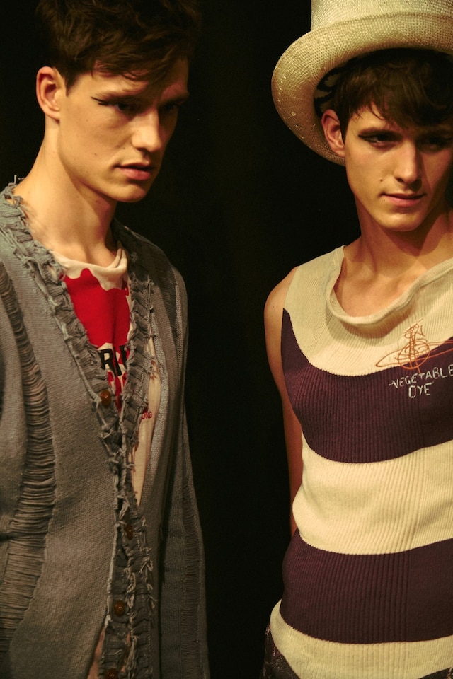 Vivienne Westwood Mens collections, Dazed backstage 5