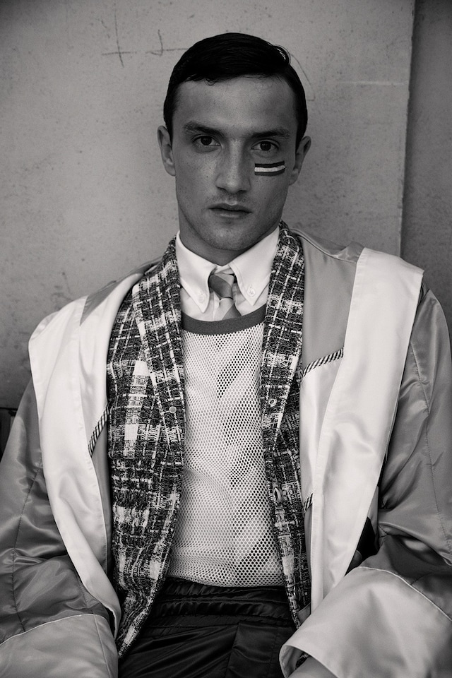 Moncler Gamme Bleu SS15 Mens collections, Dazed backstage 2