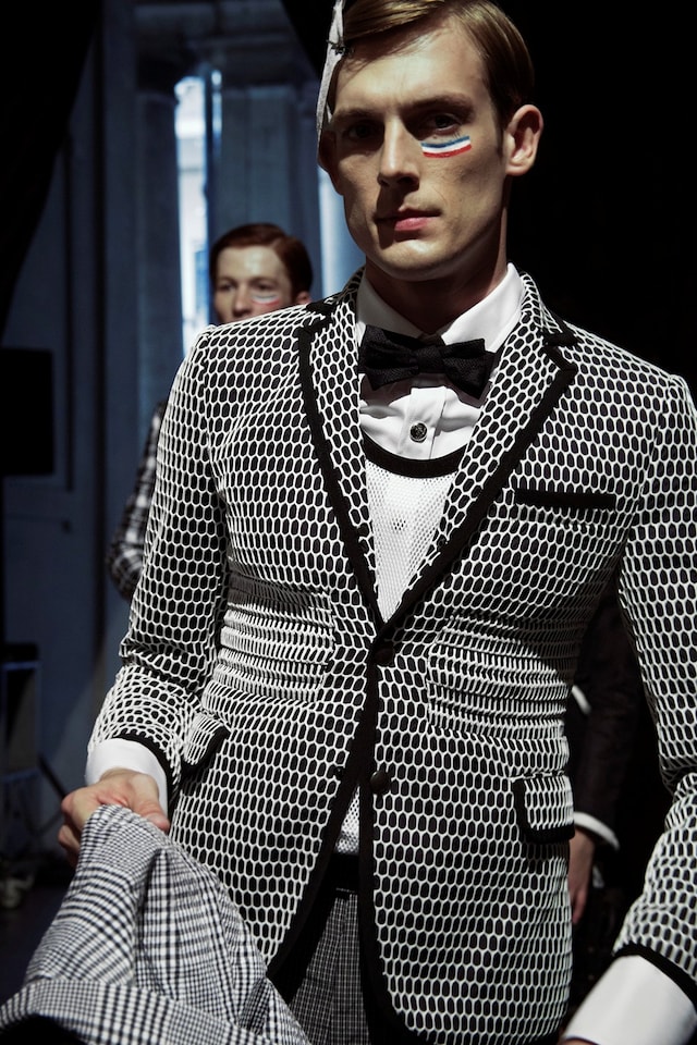 Moncler Gamme Bleu SS15 Mens collections, Dazed backstage 8