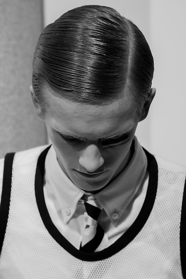 Moncler Gamme Bleu SS15 Mens collections, Dazed backstage 14