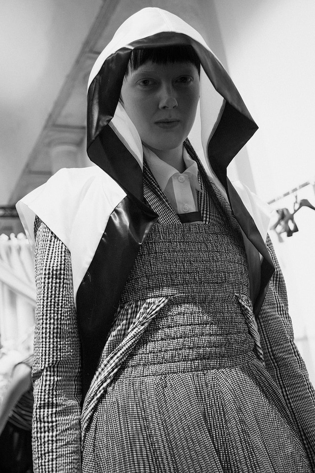 Moncler Gamme Bleu SS15 Mens collections, Dazed backstage 16