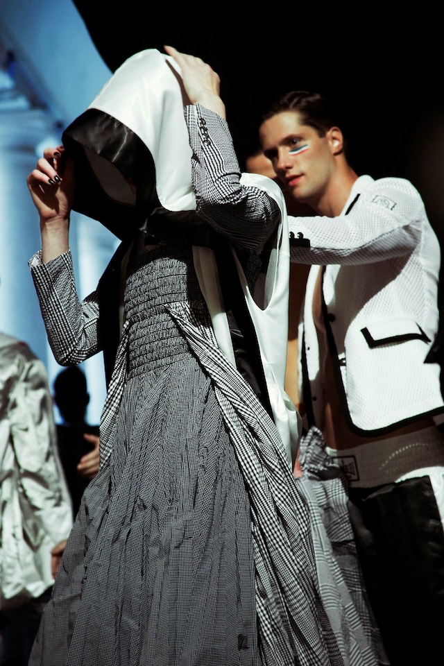 Moncler Gamme Bleu SS15 Mens collections, Dazed backstage 17